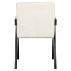 Chaise de salle à manger Cooper white chenille