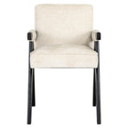 Chaise de salle à manger Cooper white chenille