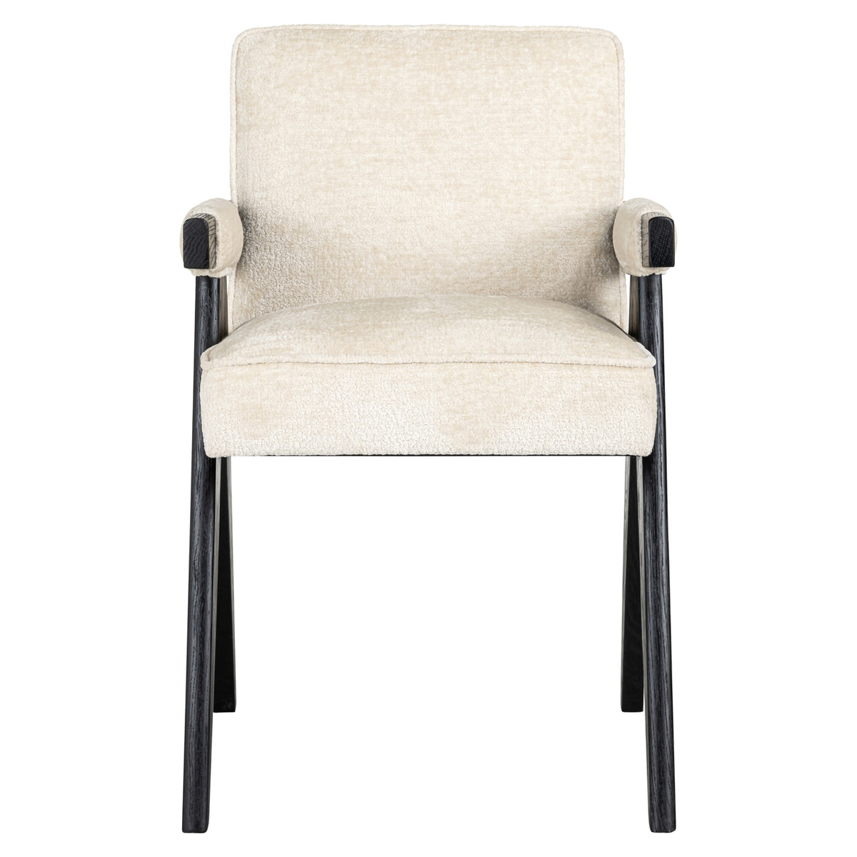 Chaise de salle à manger Cooper white chenille