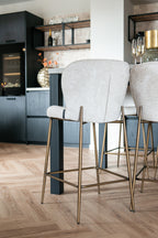 Tabouret de comptoir Darby cream fusion