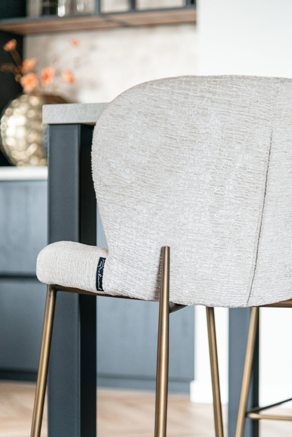 Tabouret de comptoir Darby cream fusion
