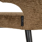 Chaise de salle à manger Taylor brandy fusion fire retardant