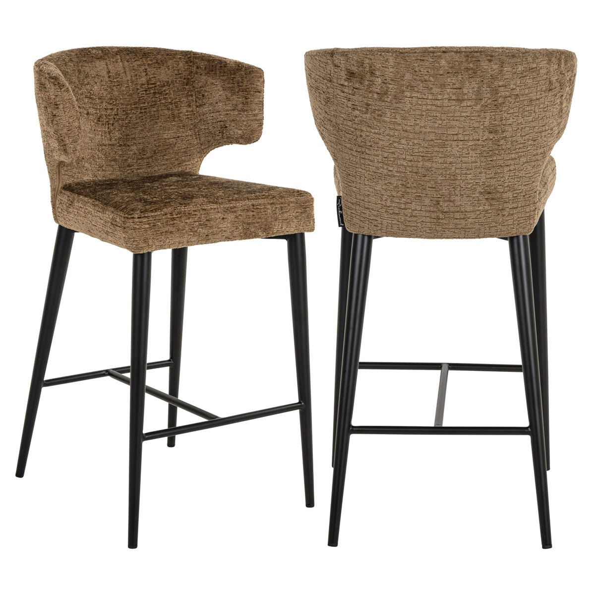 Tabouret de comptoir Taylor brandy fusion fire retardant