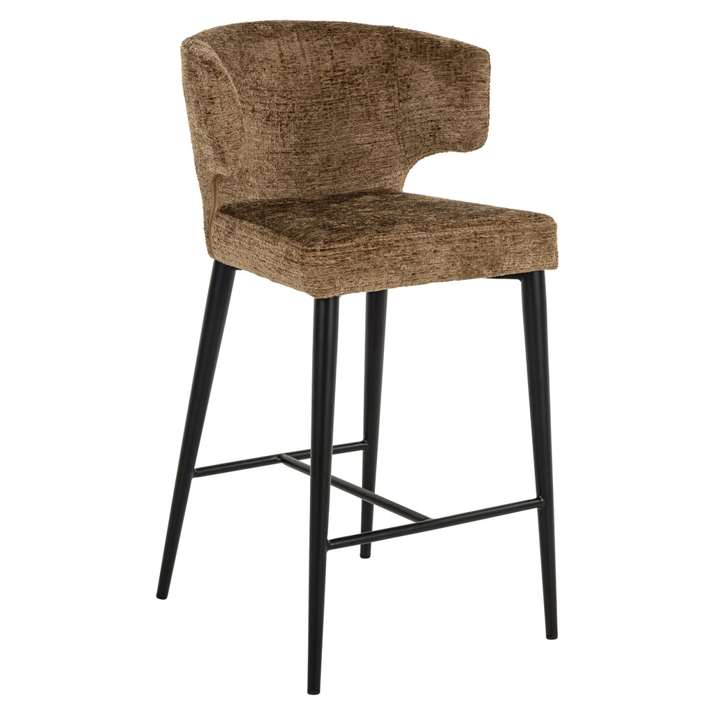 Tabouret de comptoir Taylor brandy fusion fire retardant