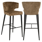 Tabouret de bar Taylor brandy fusion fire retardant