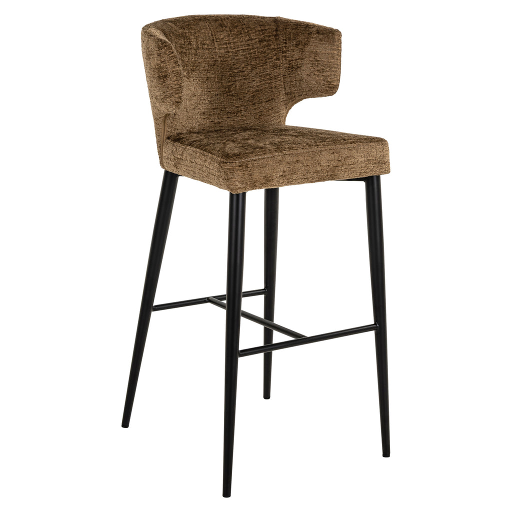 Tabouret de bar Taylor brandy fusion fire retardant