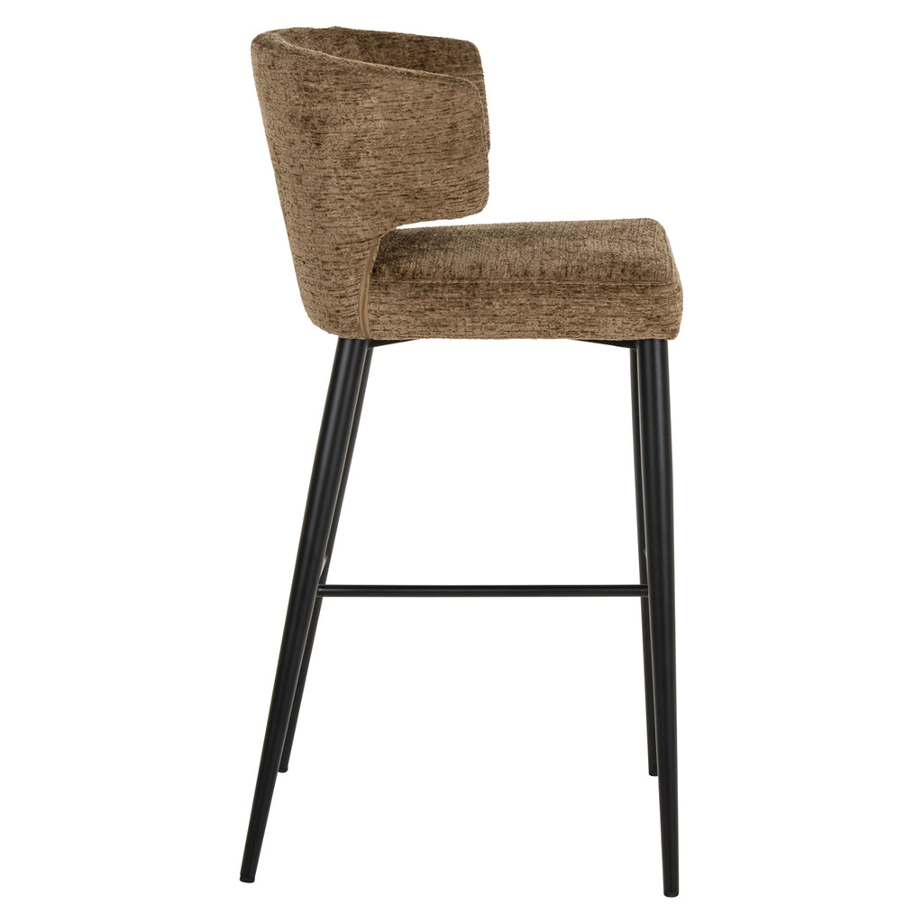 Tabouret de bar Taylor brandy fusion fire retardant