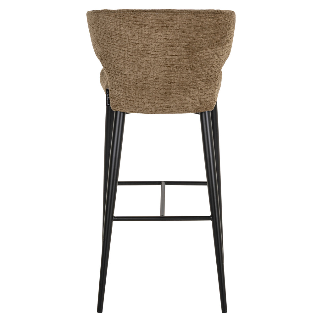 Tabouret de bar Taylor brandy fusion fire retardant