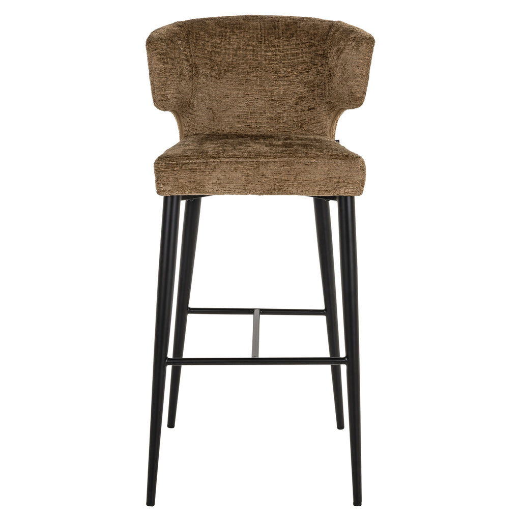 Tabouret de bar Taylor brandy fusion fire retardant