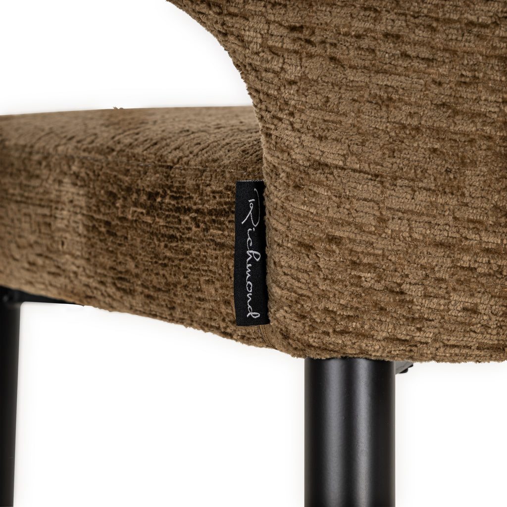Tabouret de bar Taylor brandy fusion fire retardant