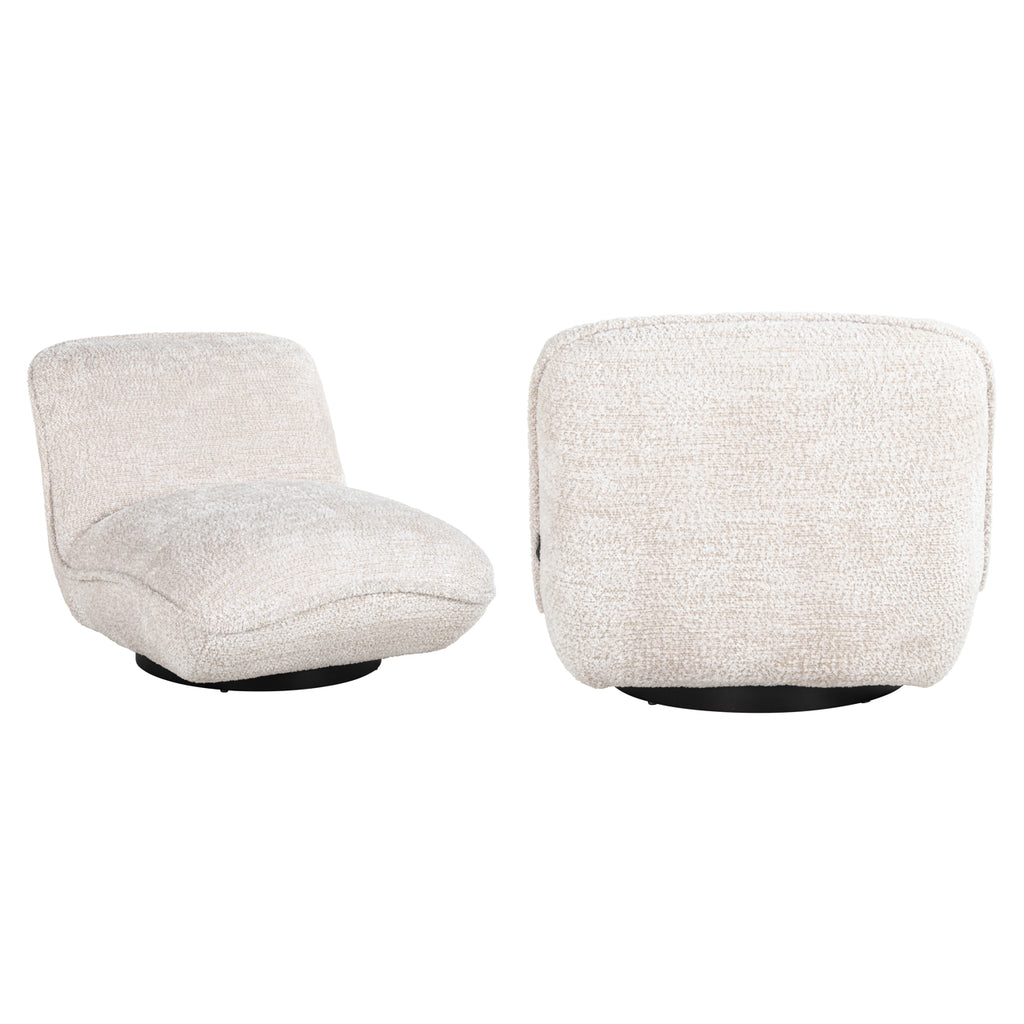 Fauteuil lounge Ophelia lovely cream