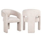 Chaise de salle à manger Belle lovely cream fire retardant