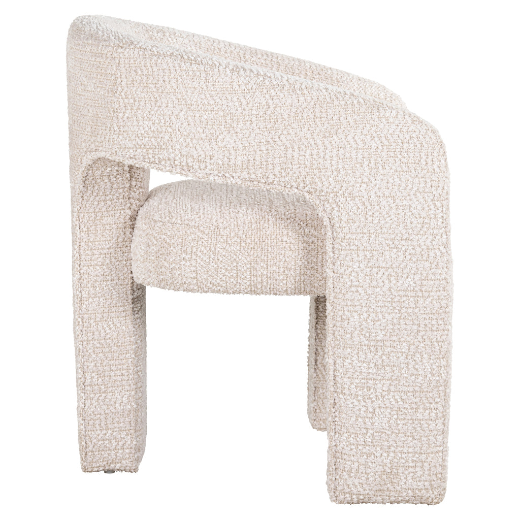 Chaise de salle à manger Belle lovely cream fire retardant