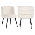 Chaise de salle à manger Stella niagara beige fire retardant
