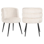 Chaise de salle à manger Stella niagara beige fire retardant