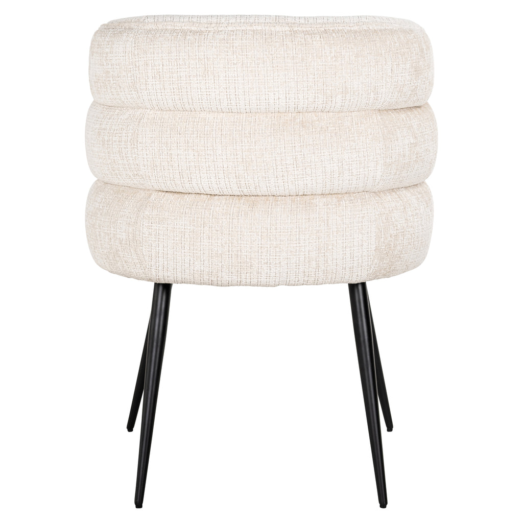 Chaise de salle à manger Stella niagara beige fire retardant