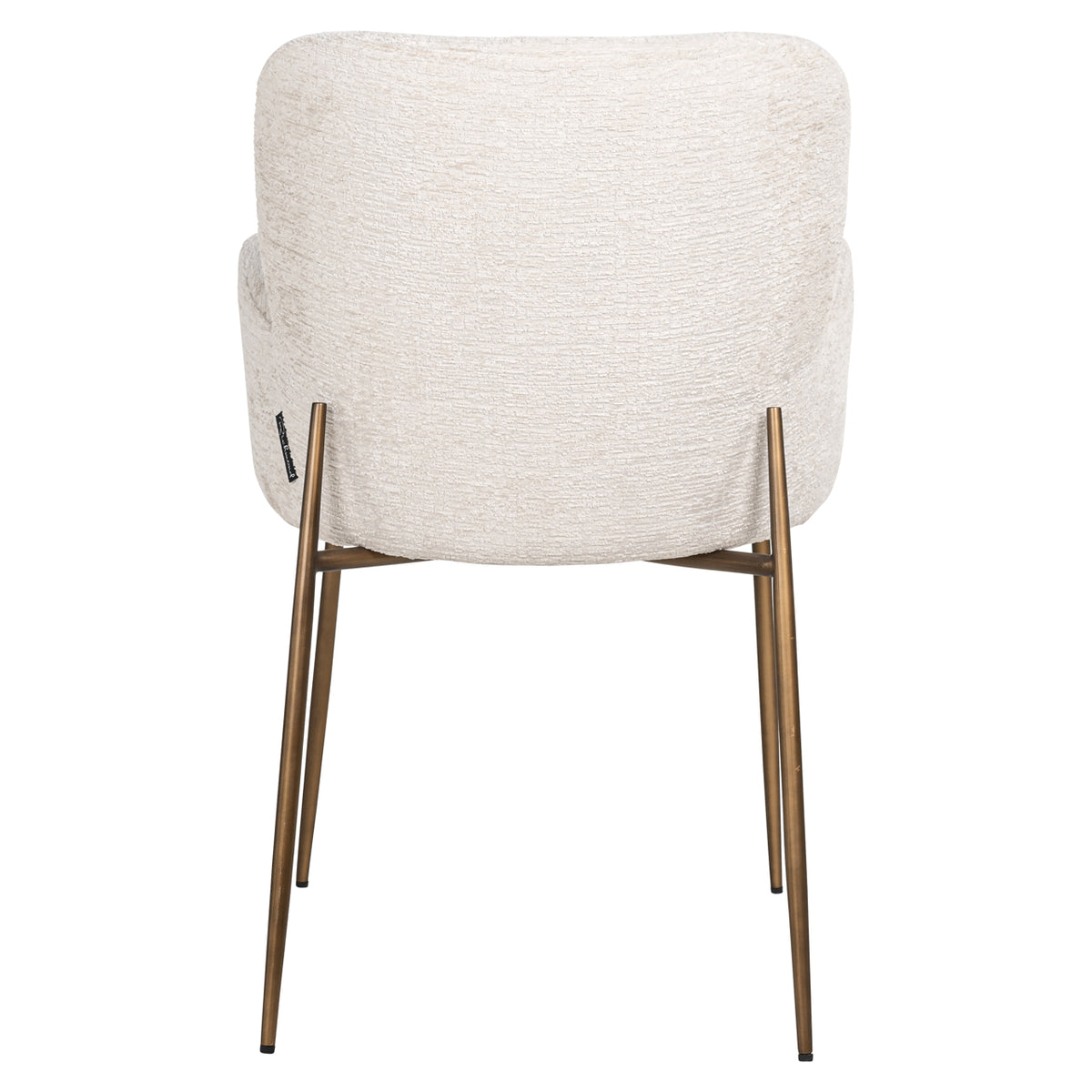 Chaise de salle à manger Amber cream fusion fire retardant
