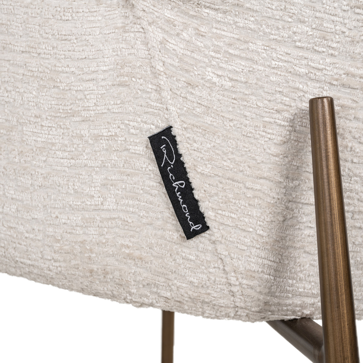 Chaise de salle à manger Amber cream fusion fire retardant