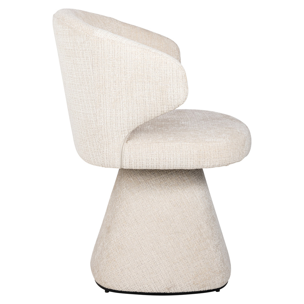 Chaise de salle à manger Gatsbi niagara beige fire retardant