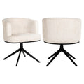 Chaise de salle à manger Cheyenne niagara beige swivel