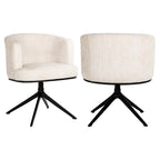 Chaise de salle à manger Cheyenne niagara beige swivel