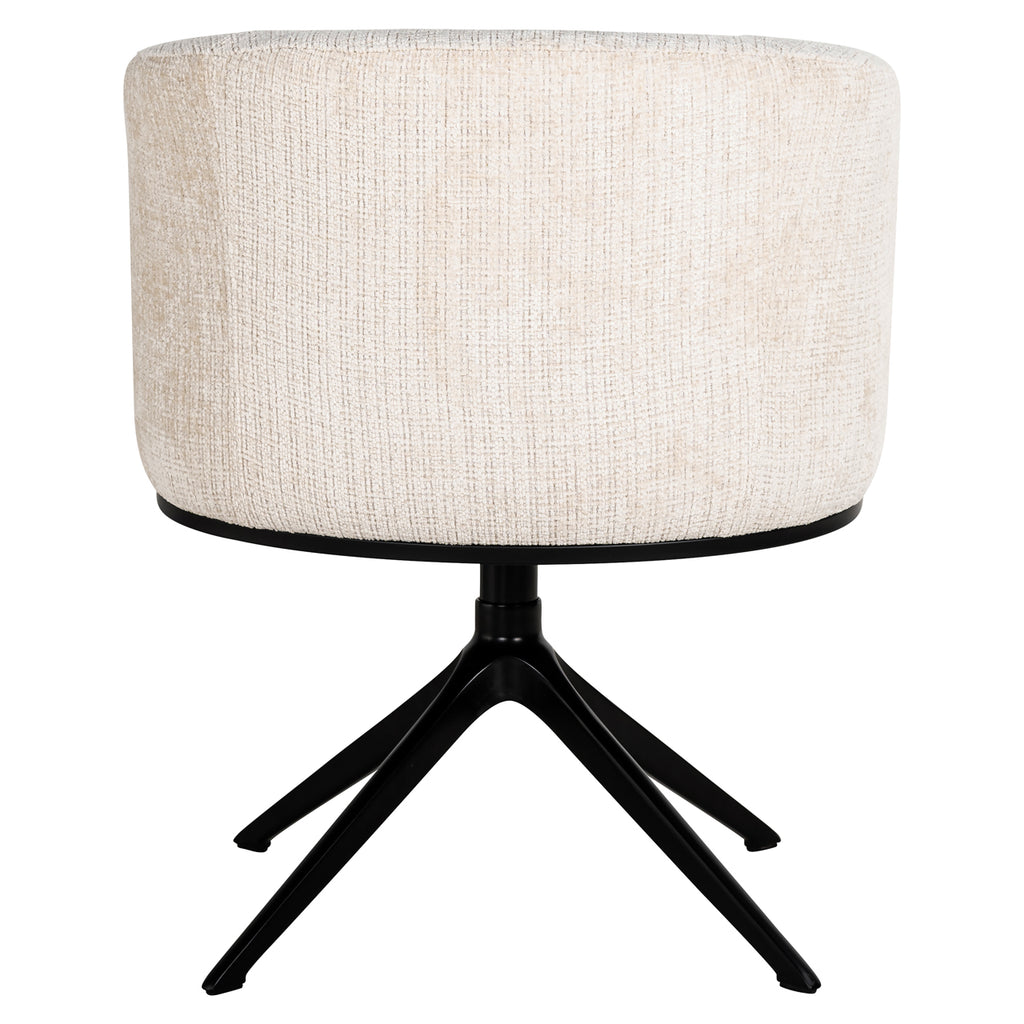 Chaise de salle à manger Cheyenne niagara beige swivel