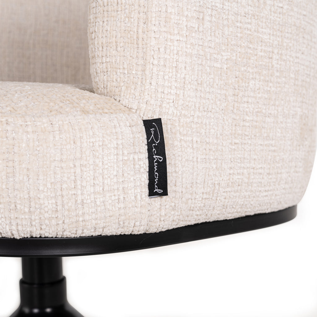 Chaise de salle à manger Cheyenne niagara beige swivel