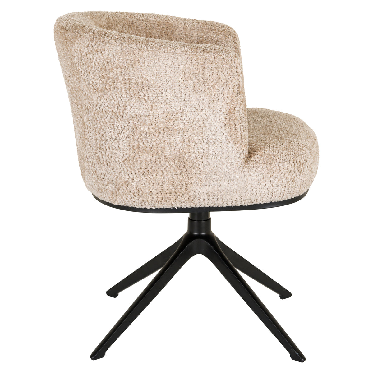 Chaise de salle à manger Cheyenne lovely beige swivel