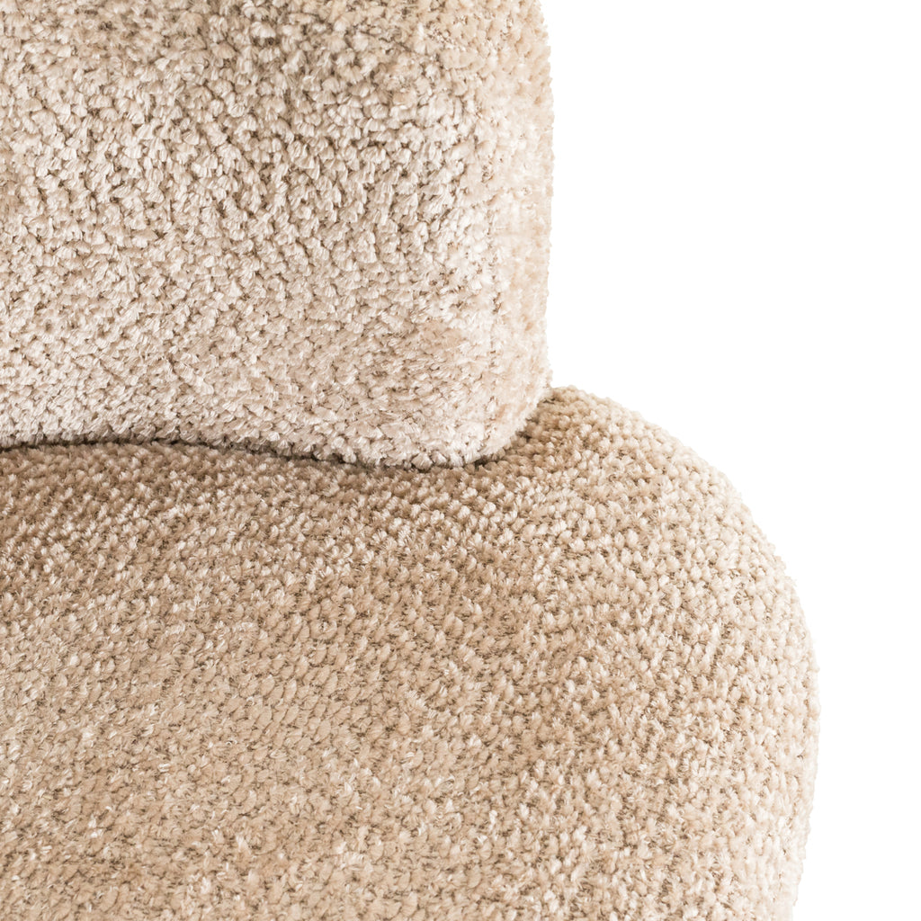 Chaise de salle à manger Cheyenne lovely beige swivel