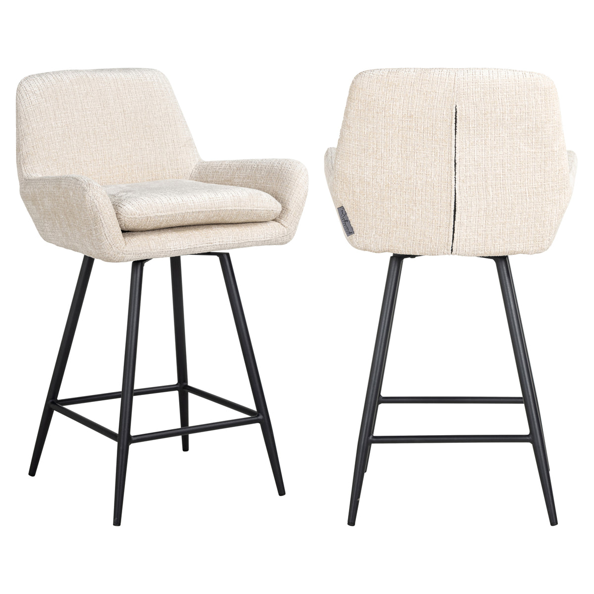 Tabouret de comptoir Linsey niagara beige (Set of 2)