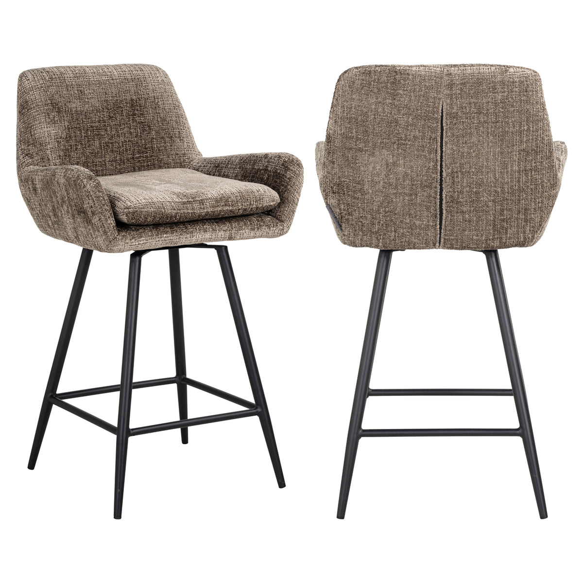 Tabouret de comptoir Linsey niagara stone swivel (Set of 2)