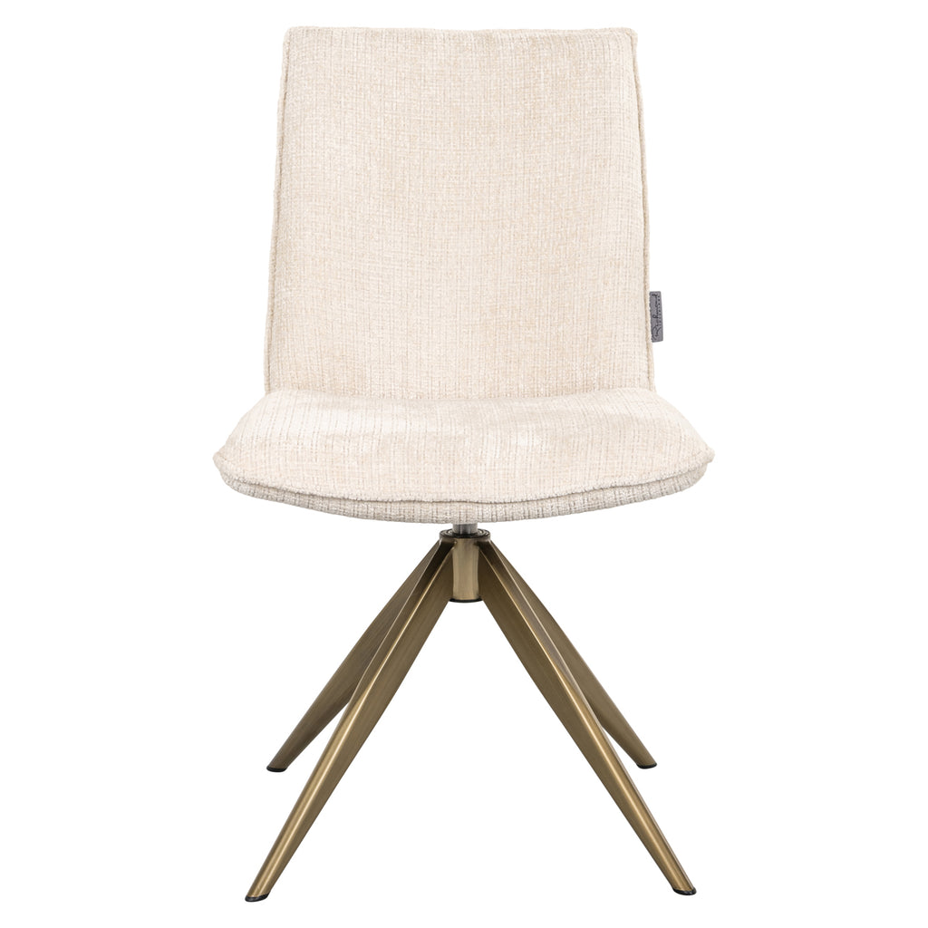 Chaise de salle à manger Dakota niagara beige swivel