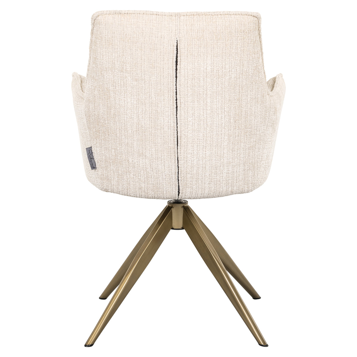 Chaise de salle à manger Dakota niagara beige swivel with arm
