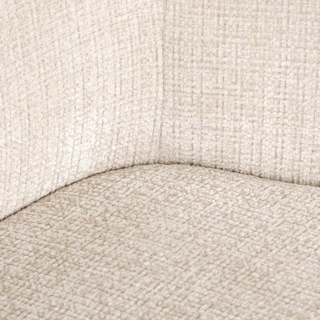 Chaise de salle à manger Dakota niagara beige swivel with arm