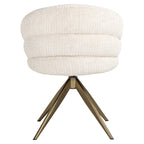 Chaise de salle à manger Zendaya niagara beige swivel