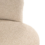 Chaise de salle à manger Zendaya biscotti swivel fire retardant