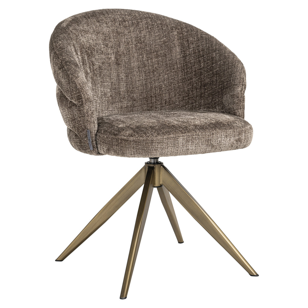 Chaise de salle à manger Zendaya niagara stone swivel
