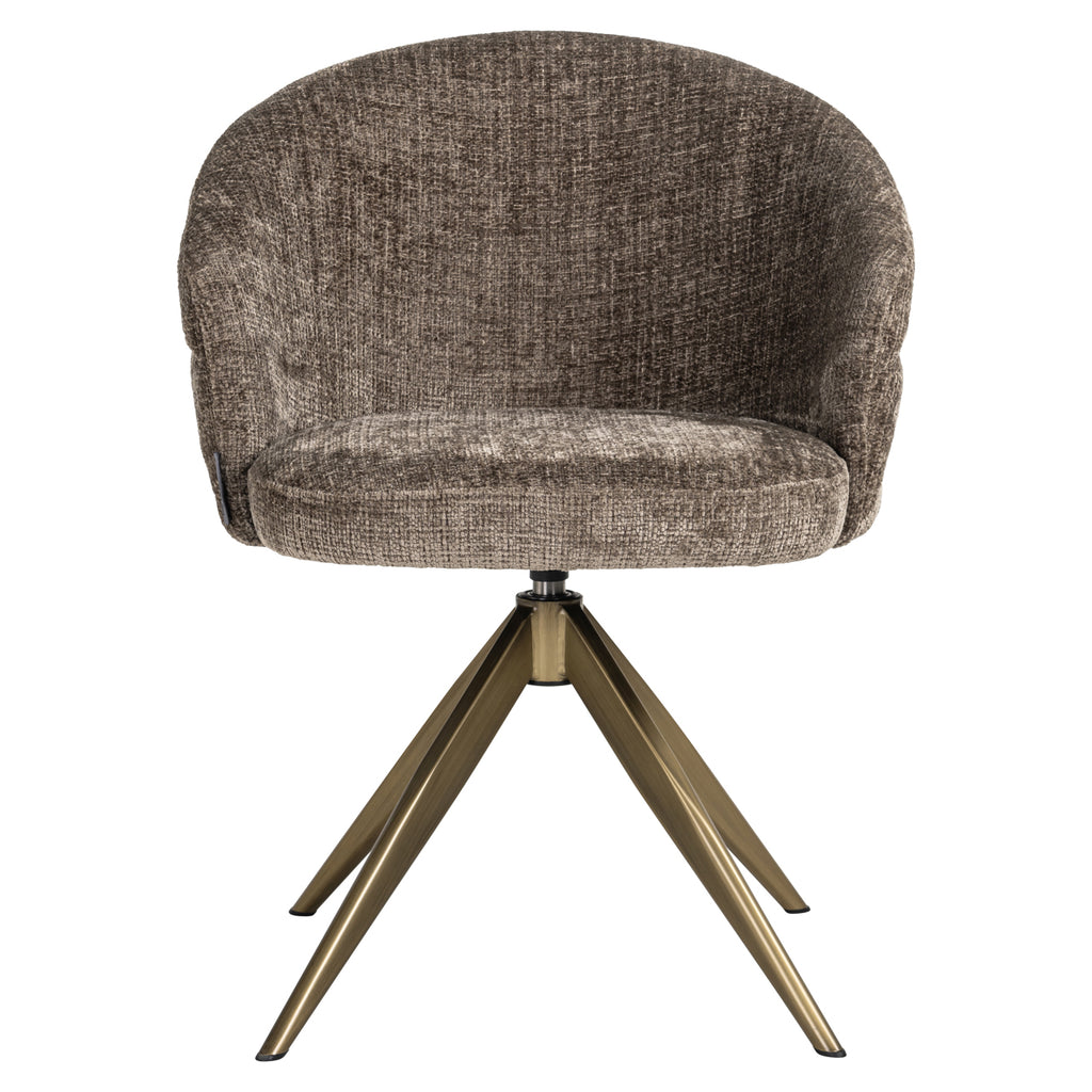 Chaise de salle à manger Zendaya niagara stone swivel