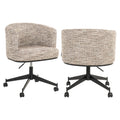 Chaise de salle à manger Rochenne trendy nature swivel on wheels