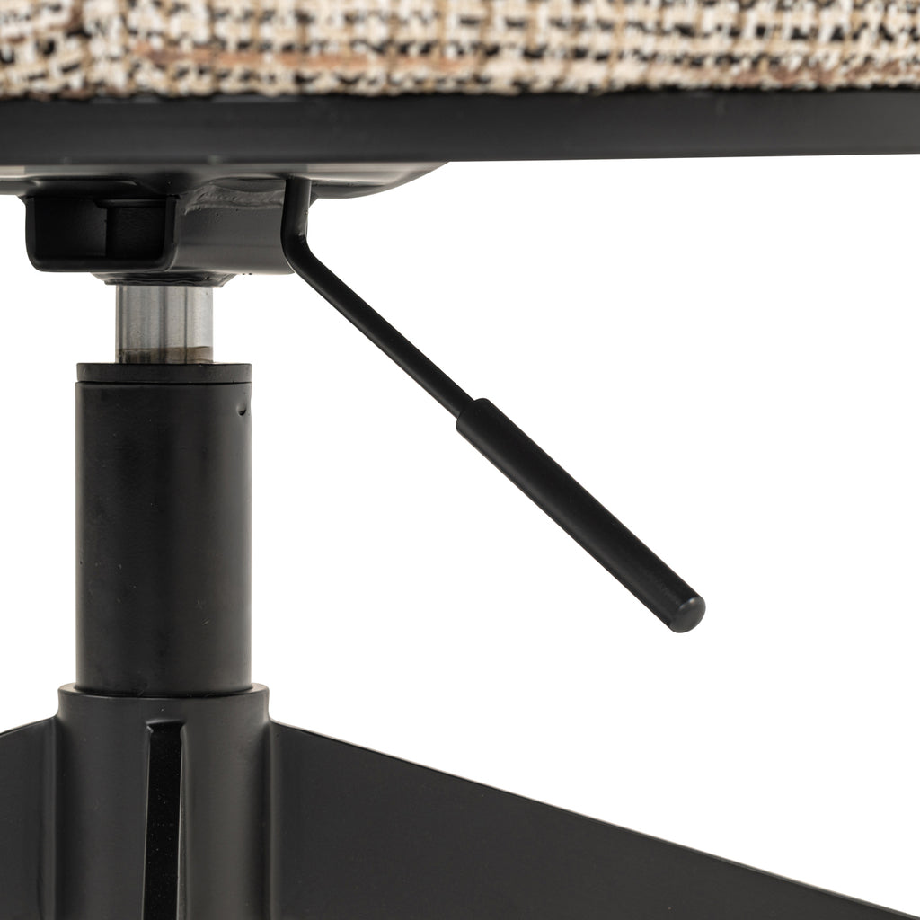 Chaise de salle à manger Rochenne trendy nature swivel on wheels