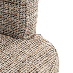 Chaise de salle à manger Rochenne trendy nature swivel on wheels