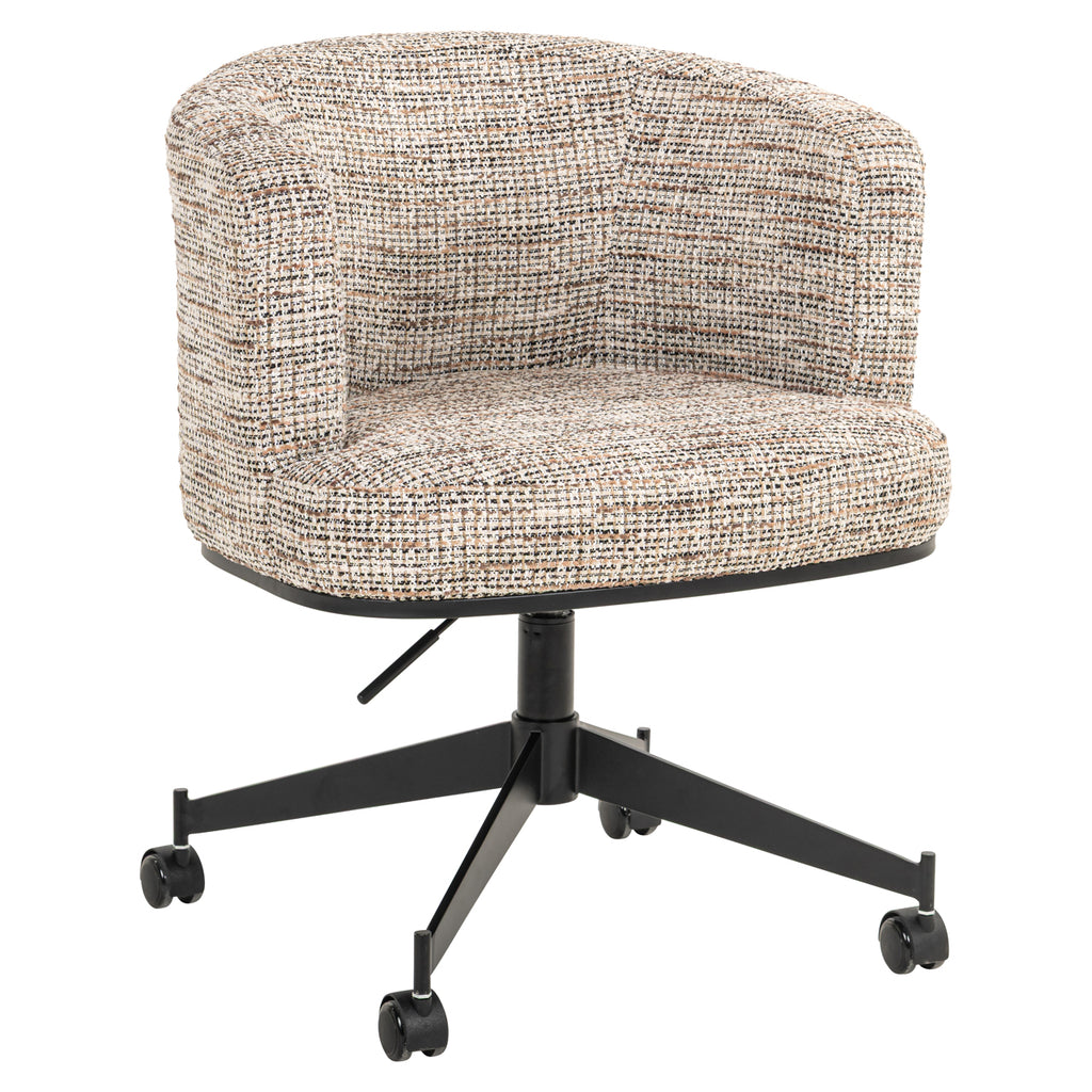 Chaise de salle à manger Rochenne trendy nature swivel on wheels
