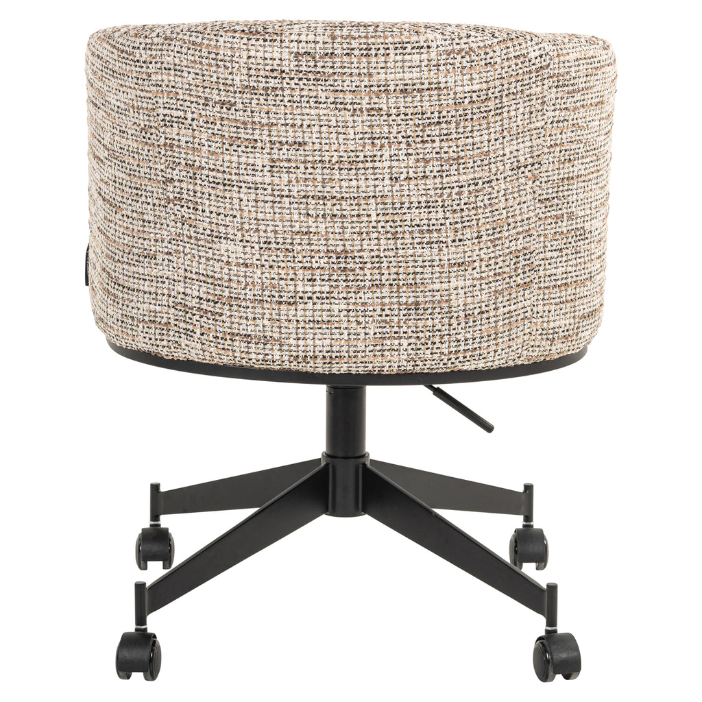 Chaise de salle à manger Rochenne trendy nature swivel on wheels