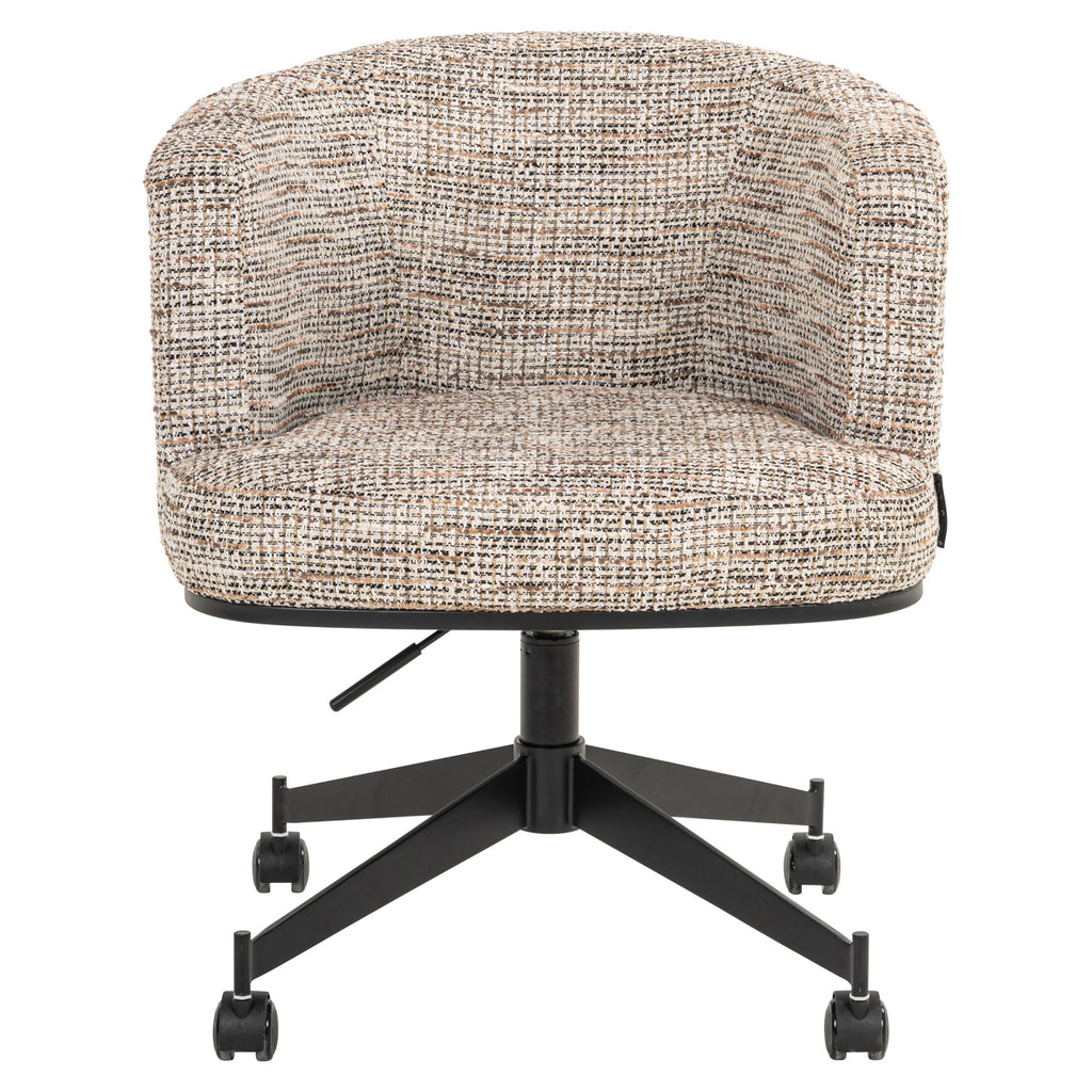Chaise de salle à manger Rochenne trendy nature swivel on wheels