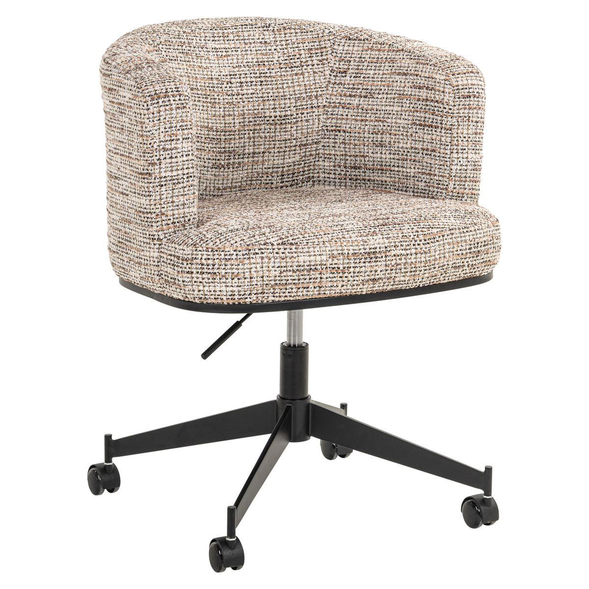 Chaise de salle à manger Rochenne trendy nature swivel on wheels