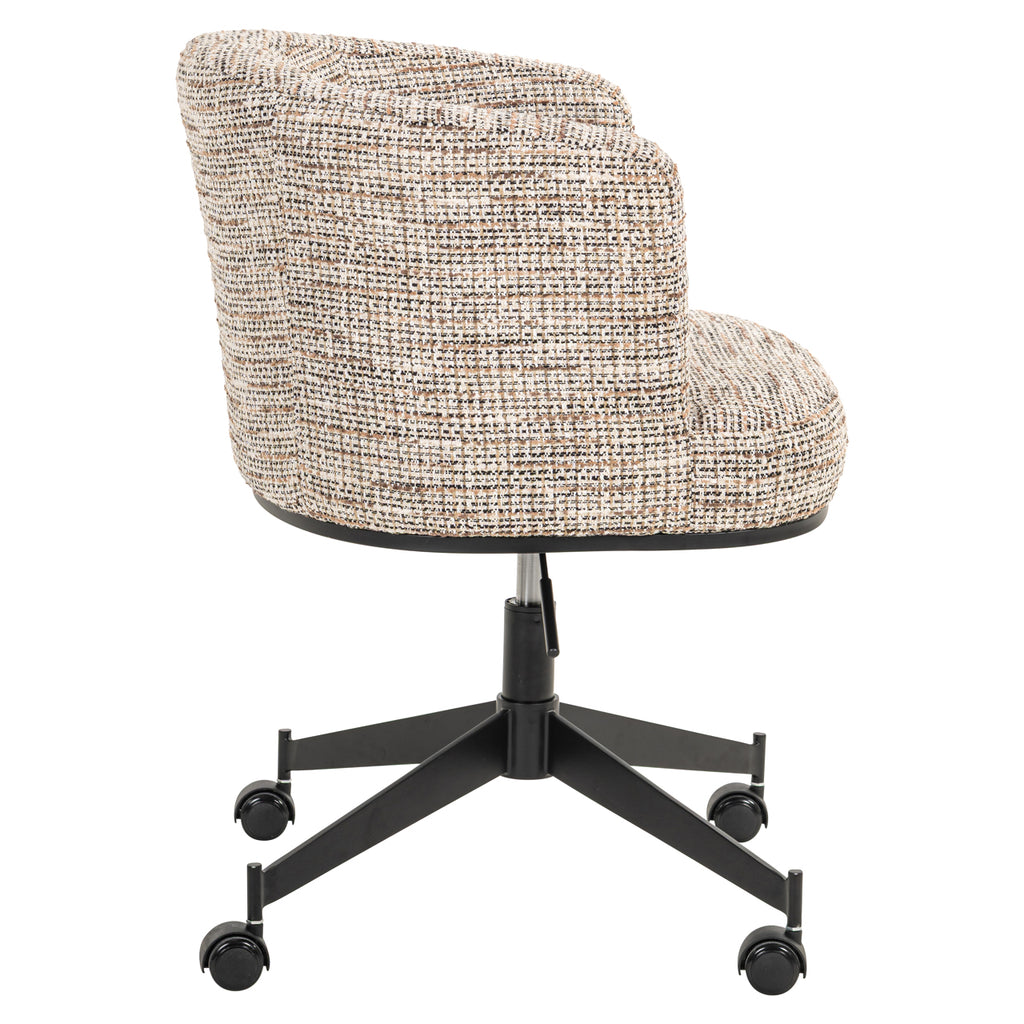 Chaise de salle à manger Rochenne trendy nature swivel on wheels