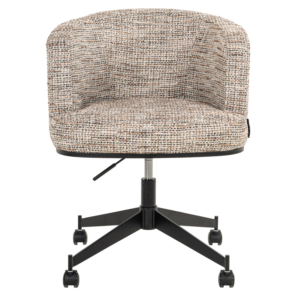 Chaise de salle à manger Rochenne trendy nature swivel on wheels