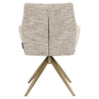 Chaise de salle à manger Lisonne trendy nature swivel