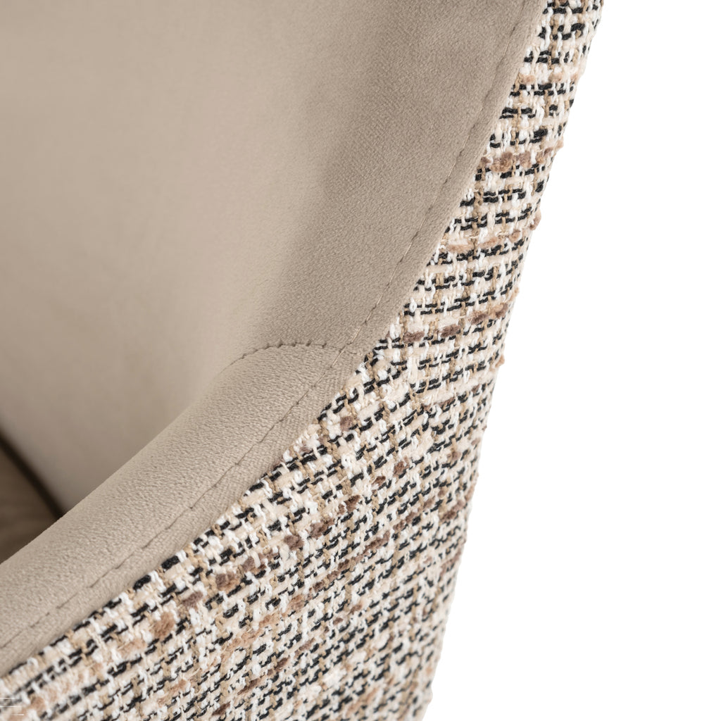 Chaise de salle à manger Lisonne trendy nature swivel