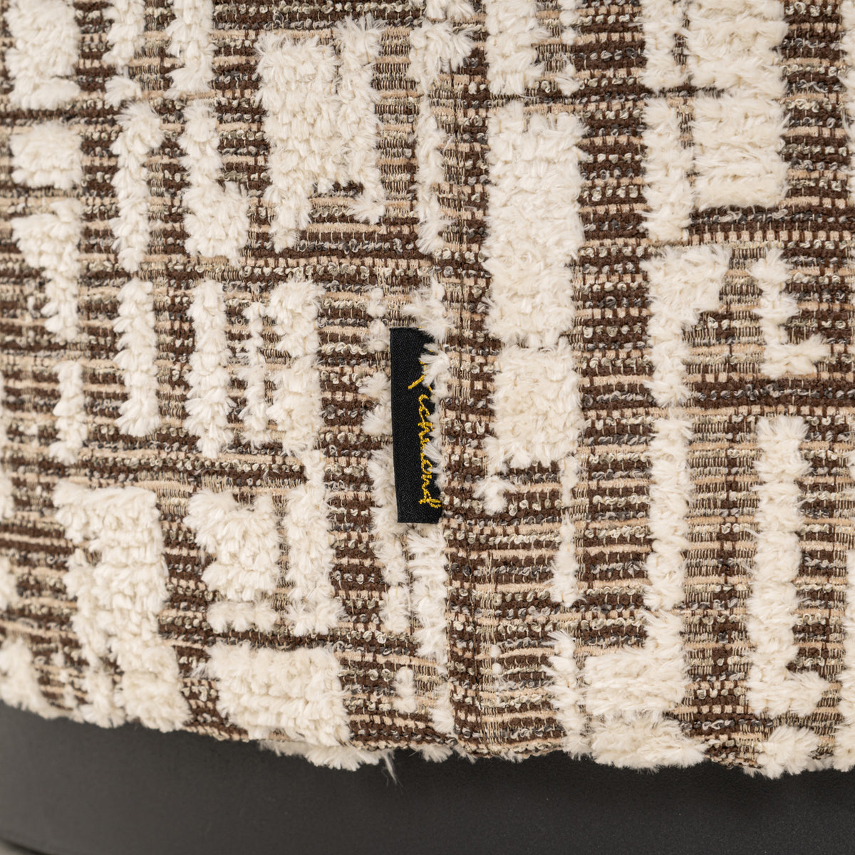Pouf & repose-pieds Lexie cream 45Ø